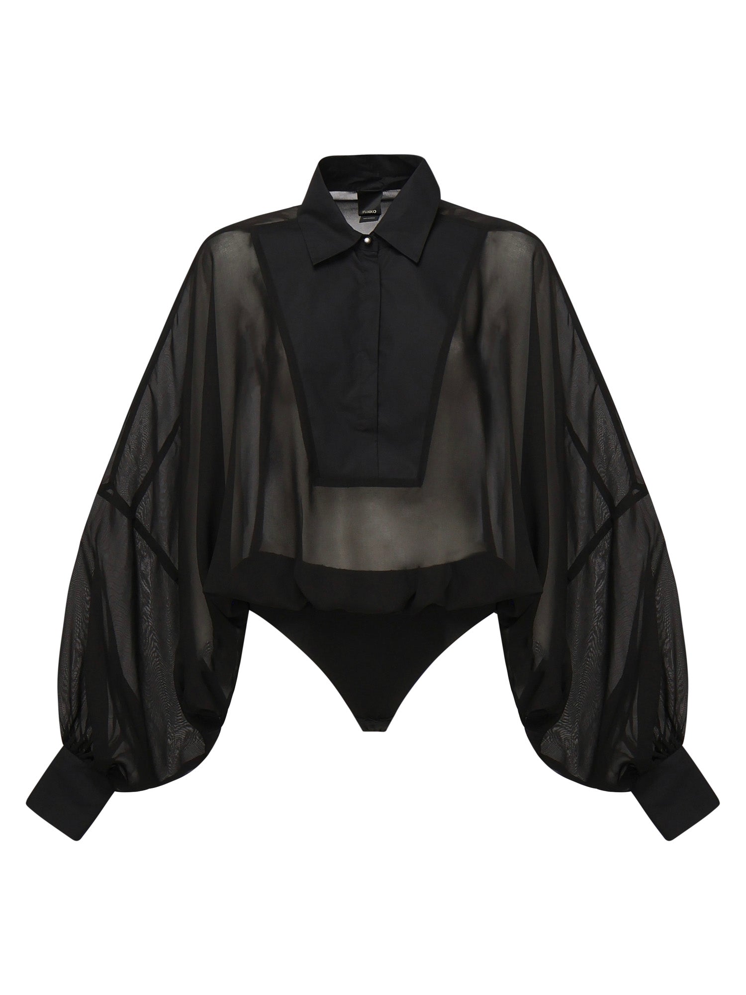 Body in chiffon e popeline 105571 A2VNZ99 PINKO 
