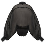 Body in chiffon e popeline 105571 A2VNZ99 PINKO 