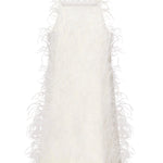 Abito corto con piume 105572 A2SPZ05 PINKO 
