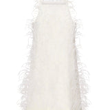 Abito corto con piume 105572 A2SPZ05 PINKO 