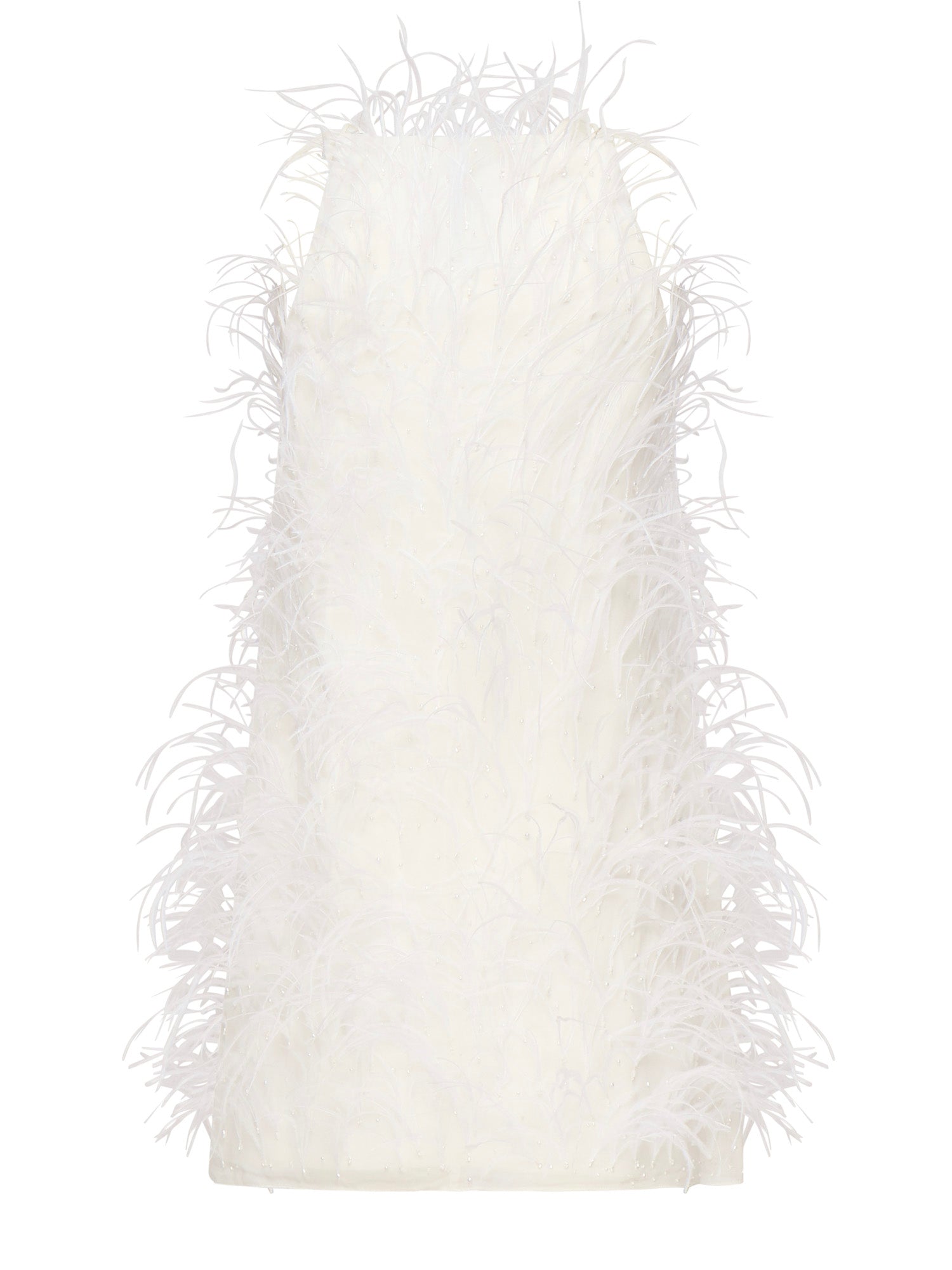 Abito corto con piume 105572 A2SPZ05 PINKO 