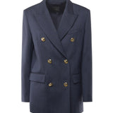 Blazer doppiopetto in lana 105617 A2SNG07 PINKO 
