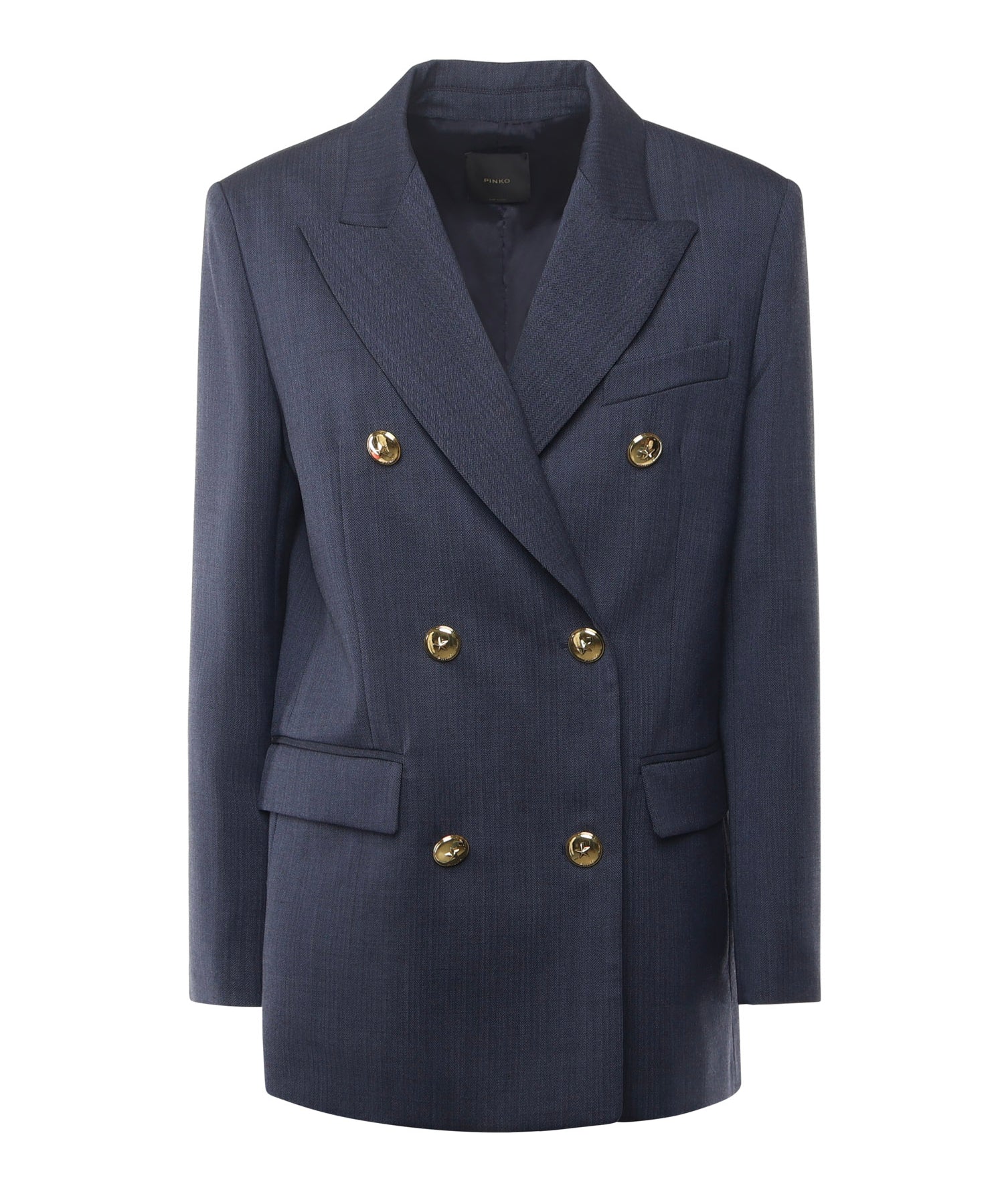 Blazer doppiopetto in lana 105617 A2SNG07 PINKO 