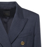 Blazer doppiopetto in lana 105617 A2SNG07 PINKO 