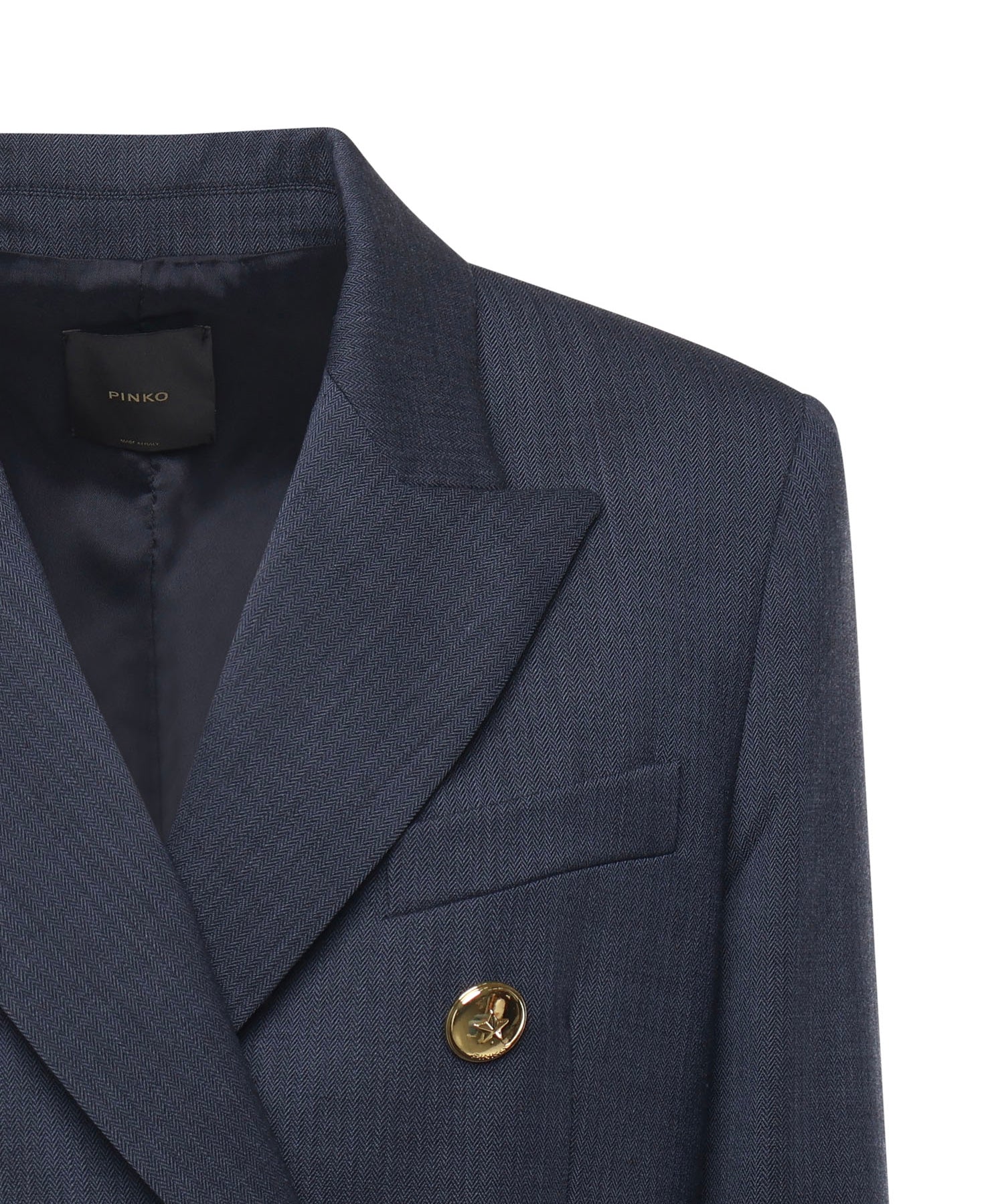 Blazer doppiopetto in lana 105617 A2SNG07 PINKO 