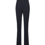 Pantaloni gessati in misto lana 105671 A2QYEZ1 PINKO 