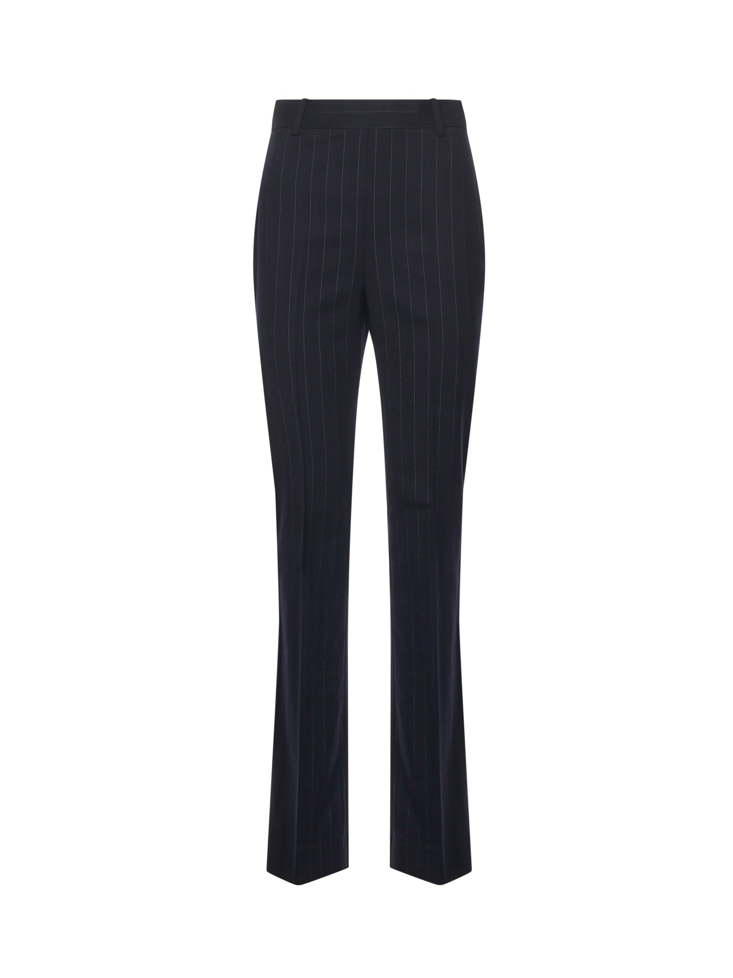 Pantaloni gessati in misto lana 105671 A2QYEZ1 PINKO 