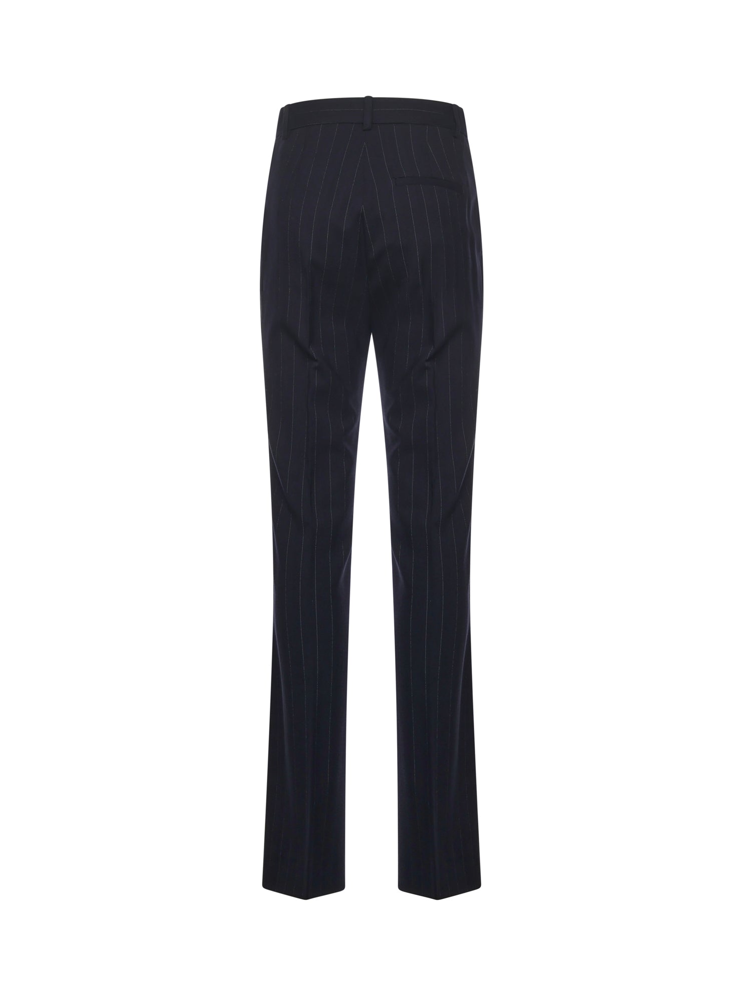 Pantaloni gessati in misto lana 105671 A2QYEZ1 PINKO 