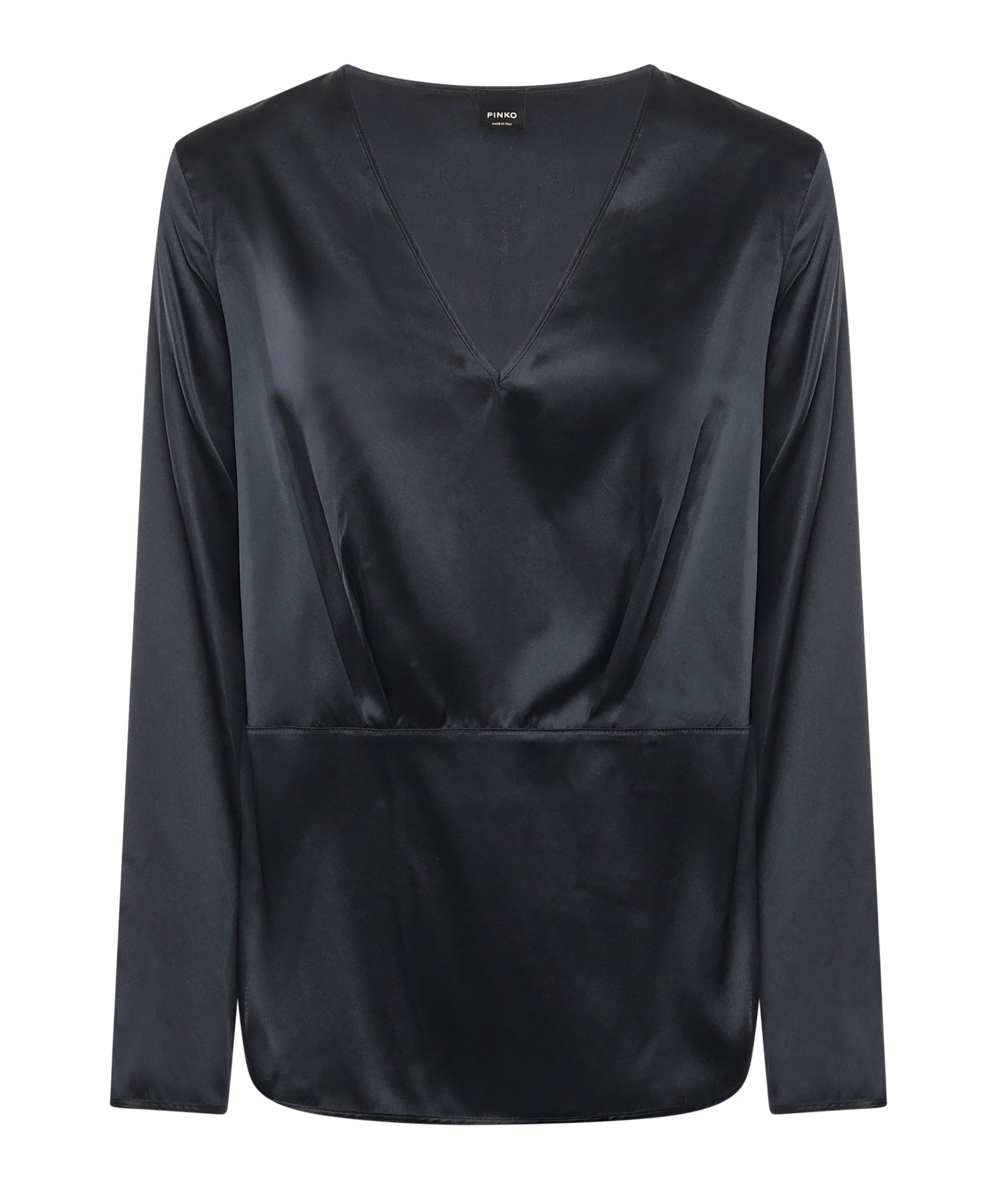 Blusa Frisella in satin 105699 A2JRGA3 PINKO 