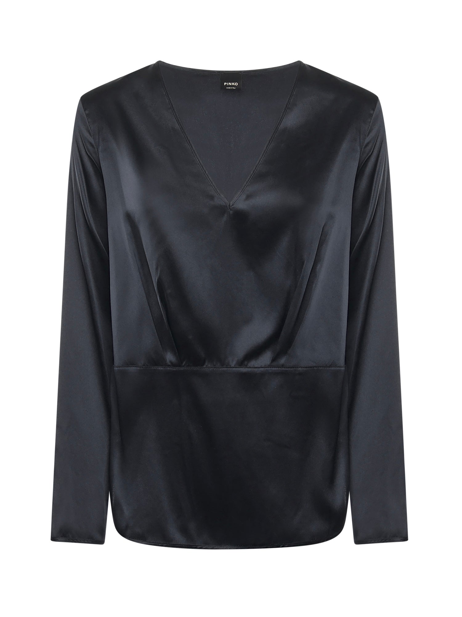 Blusa Frisella in satin 105699 A2JRGA3 PINKO 