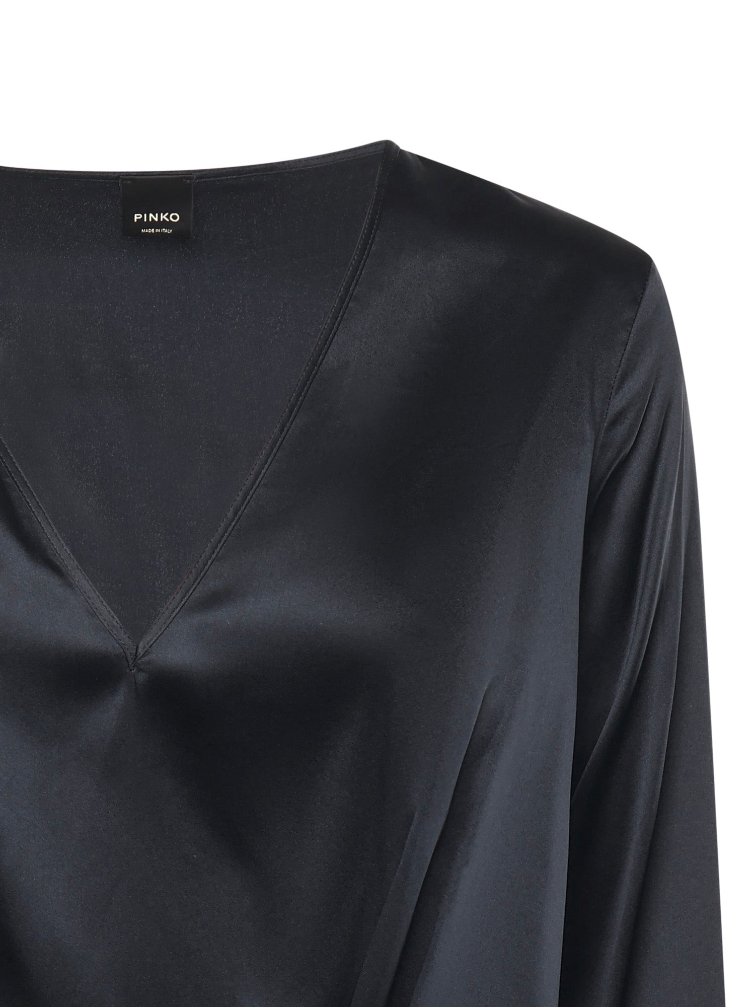 Blusa Frisella in satin 105699 A2JRGA3 PINKO 