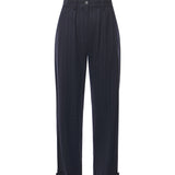 Pantaloni gessati a palloncino in lana 105707 A2QYEZ1 PINKO 