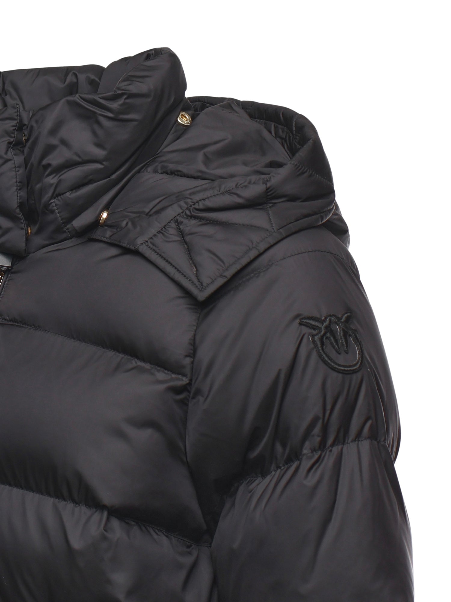 Piumino imbottito con cappuccio 105720 A2TFZ99 PINKO 
