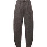 Pantaloni balloon in flanella 105735 A2SKZM7 PINKO 