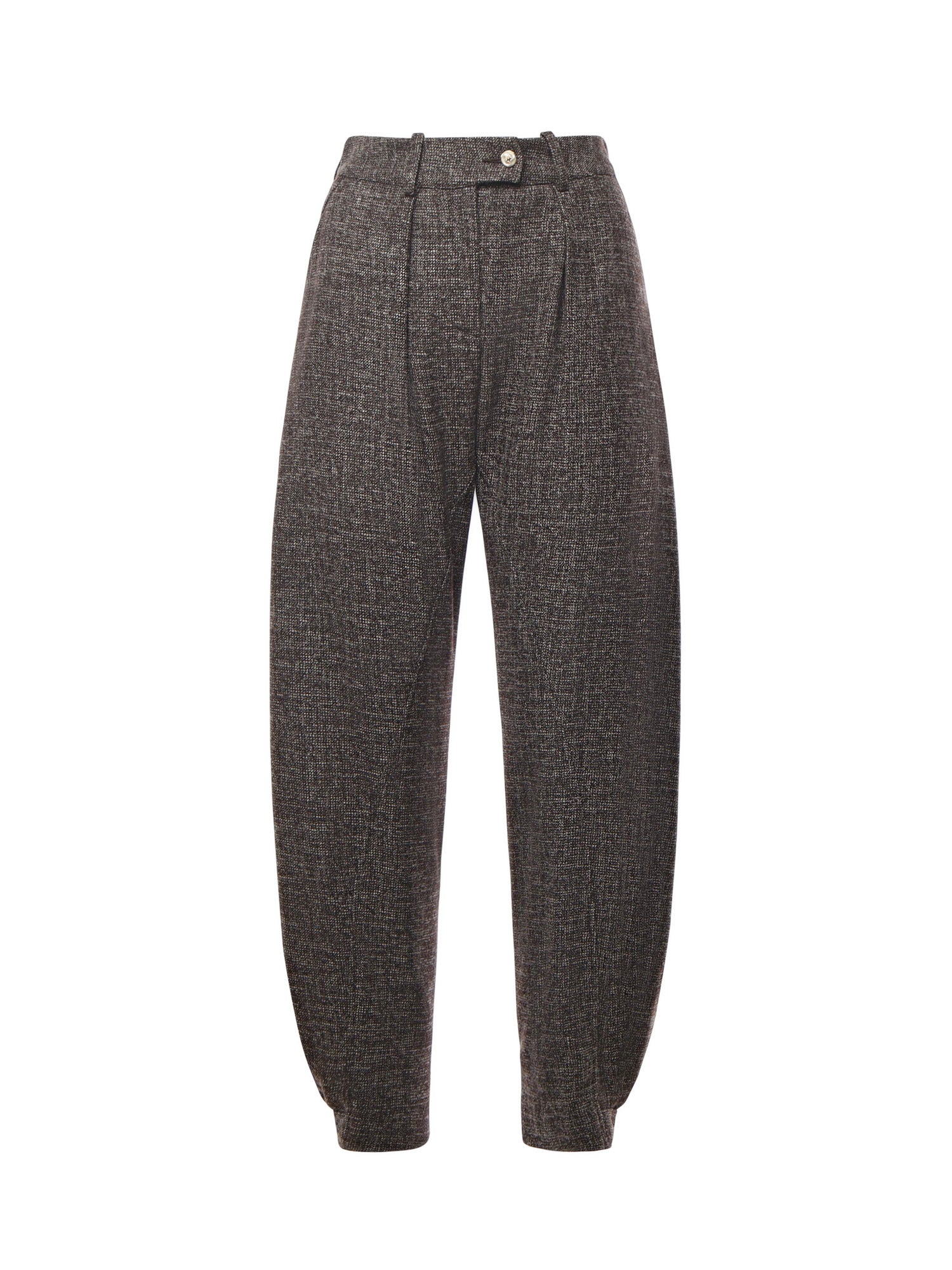 Pantaloni balloon in flanella 105735 A2SKZM7 PINKO 