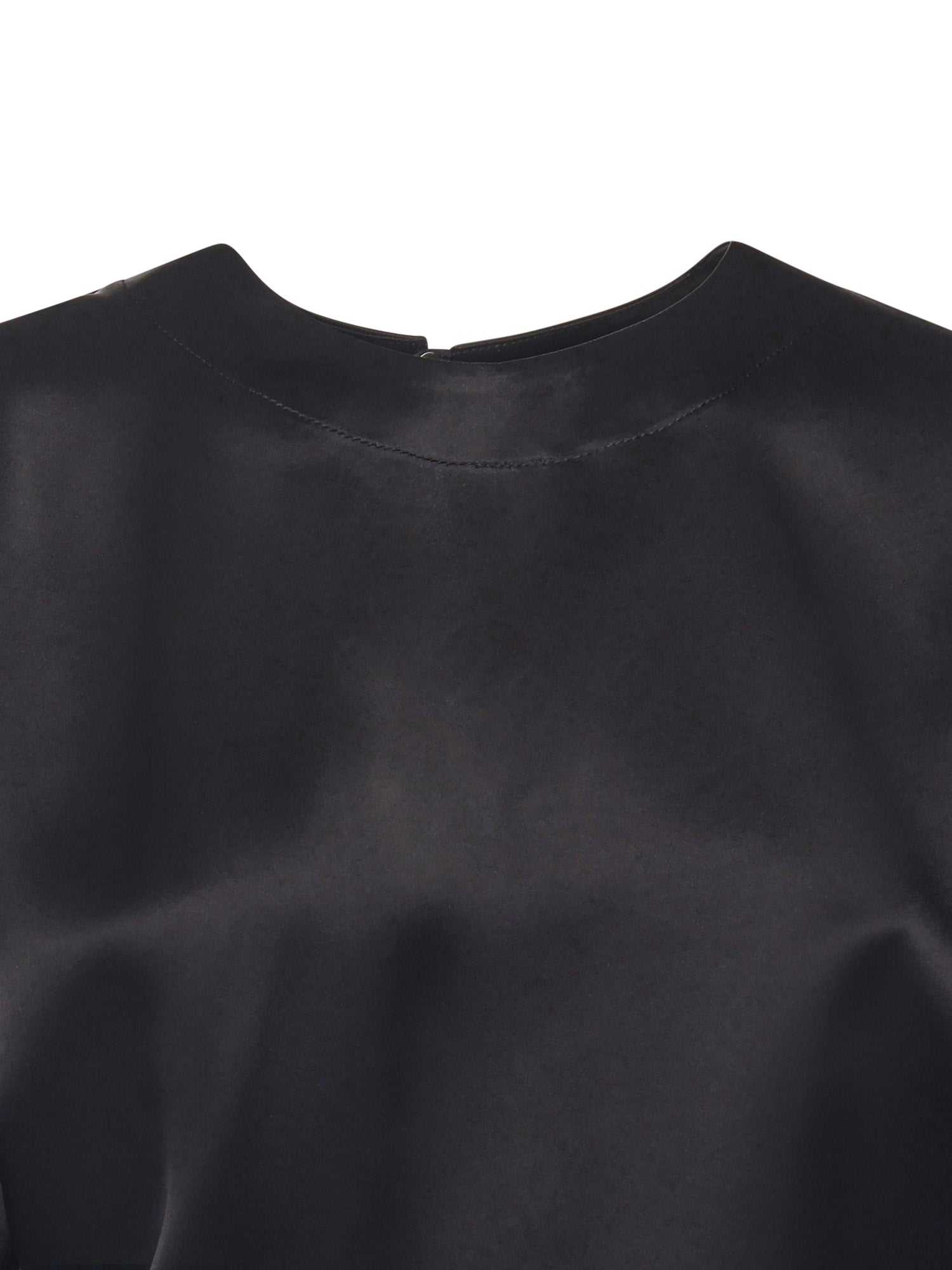 Abito in raso lucido con piume 105738 A2UUZ99 PINKO 
