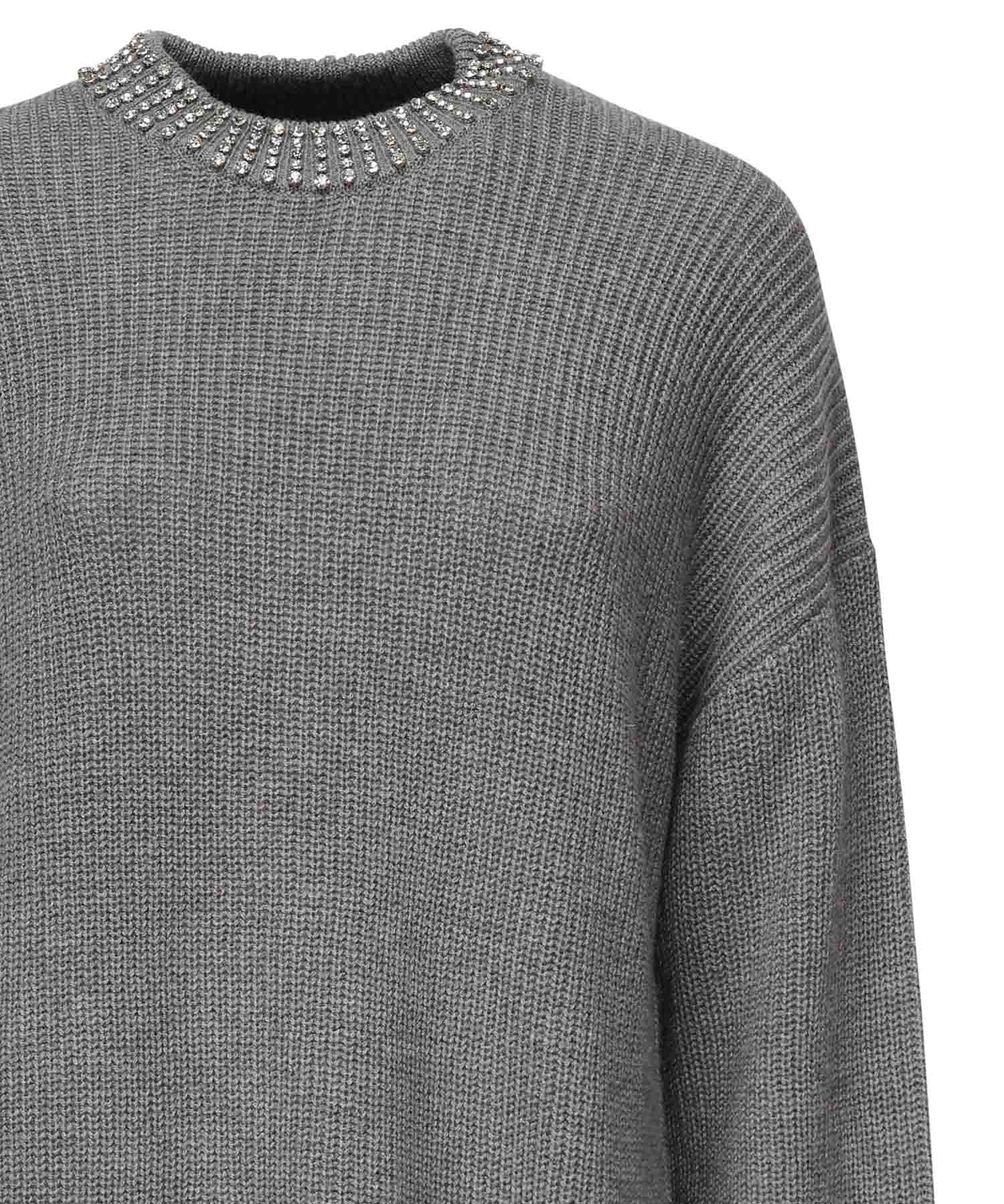 Abito Ask in maglia di misto lana 105746 A2S4II2 PINKO 
