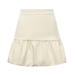 Minigonna con balza 105767 A2QVZ00 PINKO 