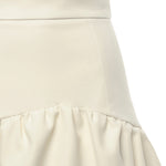 Minigonna con balza 105767 A2QVZ00 PINKO 