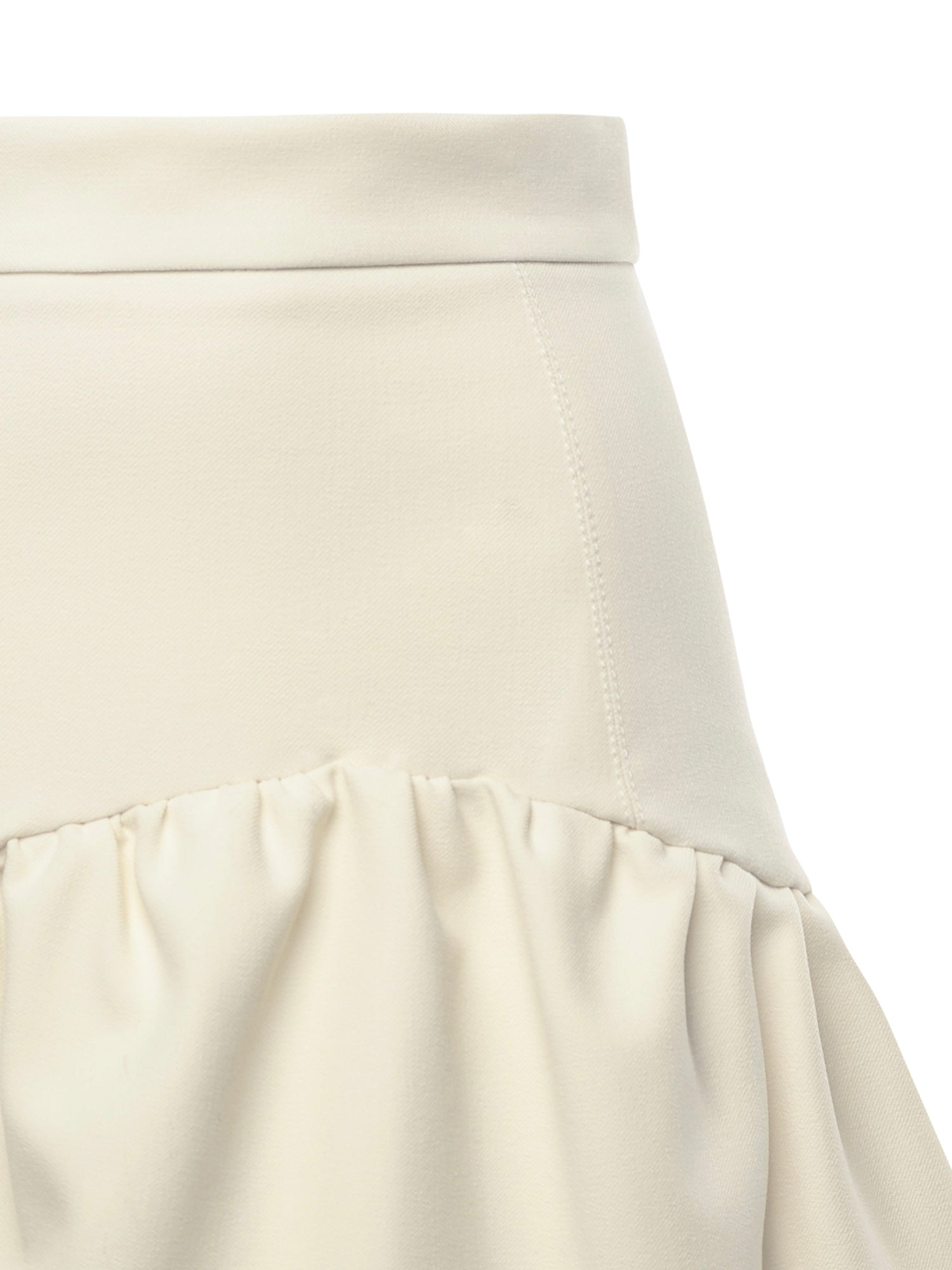 Minigonna con balza 105767 A2QVZ00 PINKO 