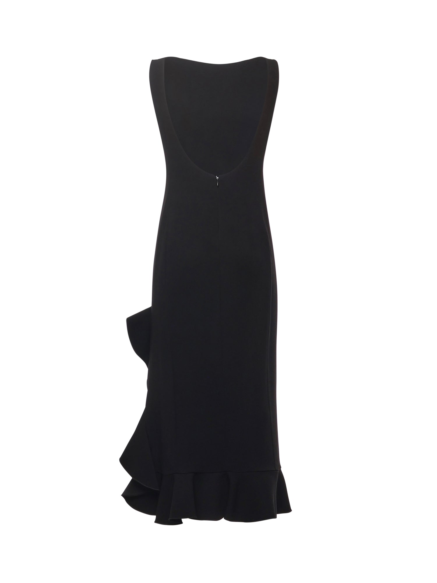 Abito in viscosa con volant 105781 A2Q2Z99 PINKO 