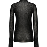 Maglia in lana con micro paillettes 105821 A2PMZ99 PINKO 