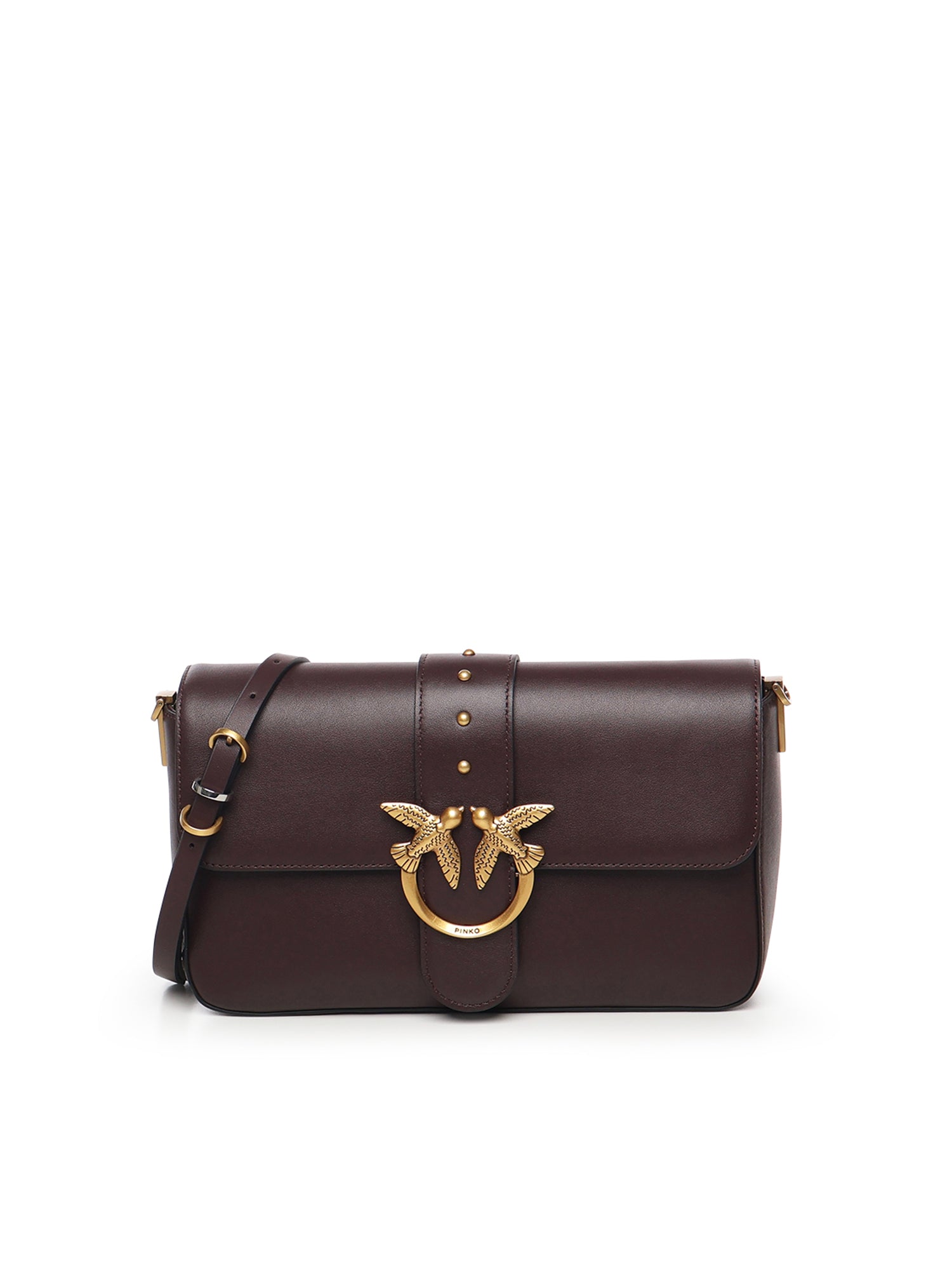 Borsa Love Bag One Slouchy in pelle 105823 A0QOLA7Q PINKO 