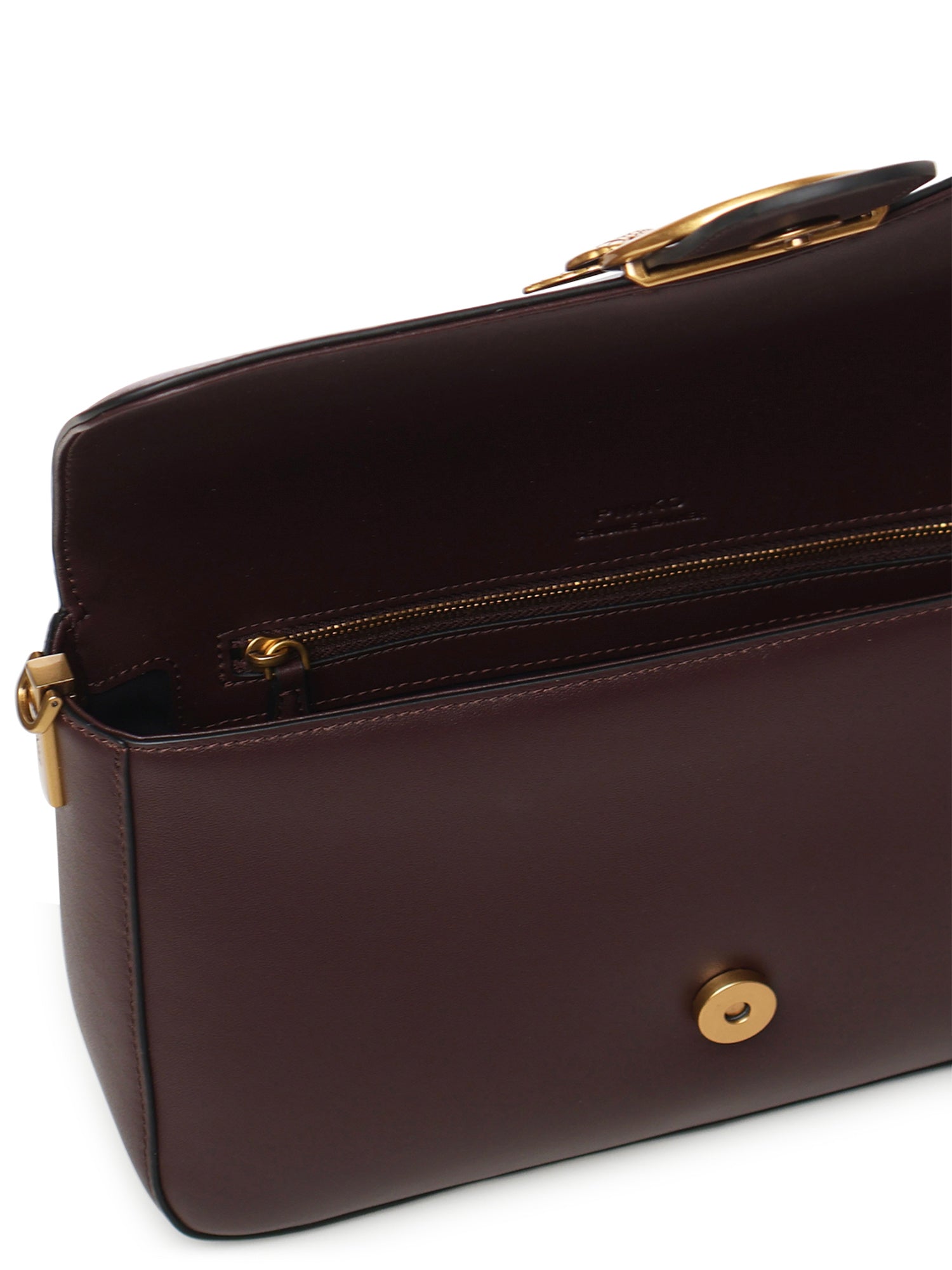 Borsa Love Bag One Slouchy in pelle 105823 A0QOLA7Q PINKO 