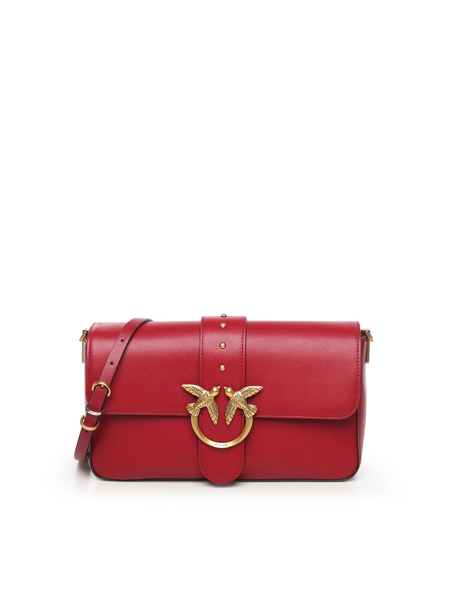 Borsa Love Bag One Slouchy in pelle 105823 A0QOOA4Q PINKO 