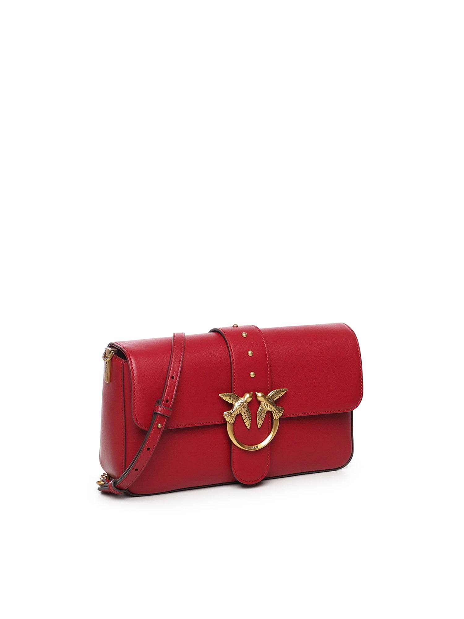 Borsa Love Bag One Slouchy in pelle 105823 A0QOOA4Q PINKO 