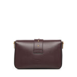 Borsa a spalla piccola Mini Love Bag Slouchy in pelle 105824 A0QOLA7Q PINKO 