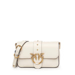 Borsa a spalla piccola Mini Love Bag Slouchy in pelle 105824 A0QOZ14Q PINKO 