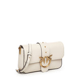 Borsa a spalla piccola Mini Love Bag Slouchy in pelle 105824 A0QOZ14Q PINKO 