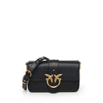 Borsa a spalla piccola Mini Love Bag Slouchy in pelle 105824 A0QOZ99Q PINKO 