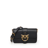 Borsa a spalla piccola Mini Love Bag Slouchy in pelle 105824 A0QOZ99Q PINKO 