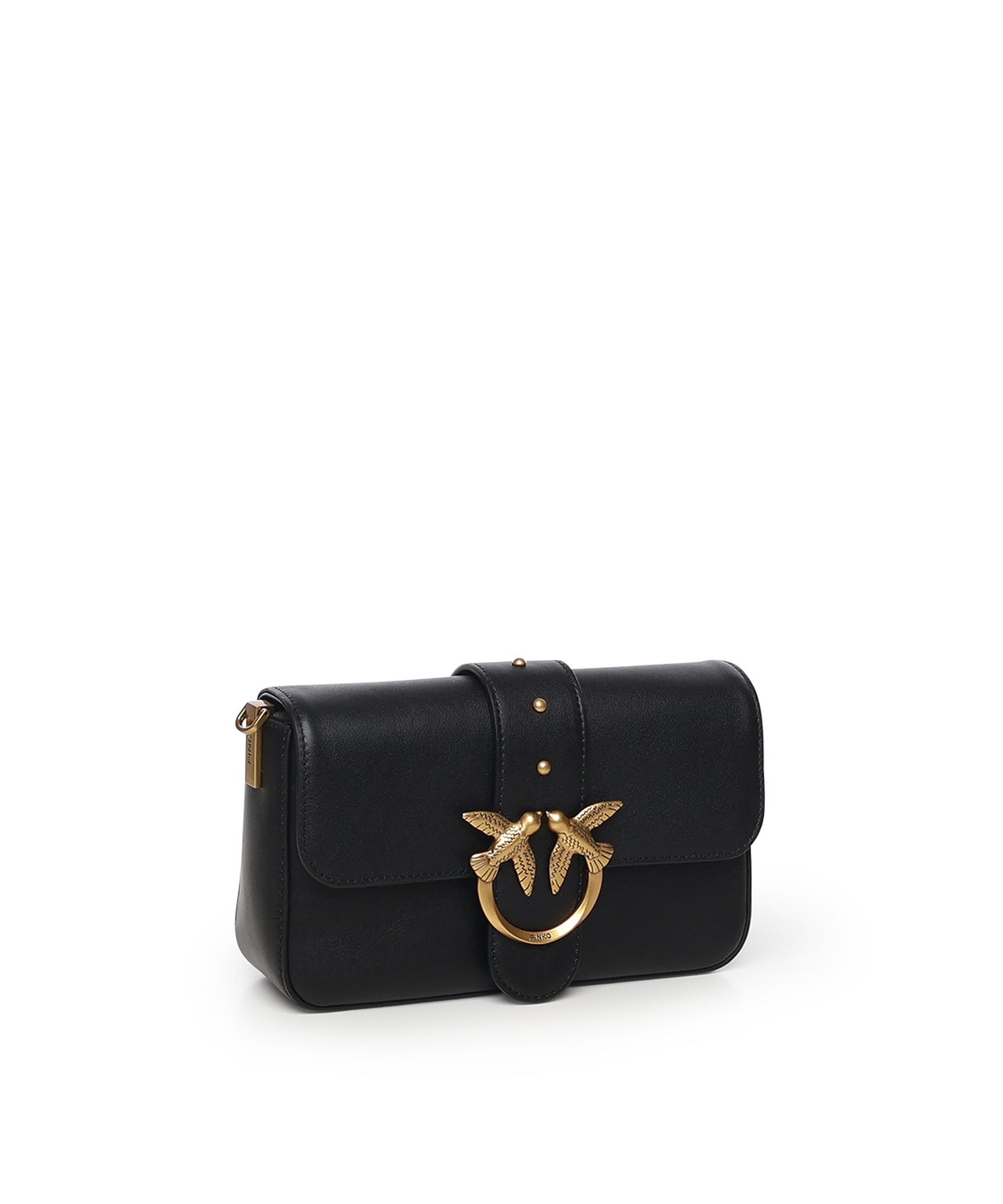 Borsa a spalla piccola Mini Love Bag Slouchy in pelle 105824 A0QOZ99Q PINKO 