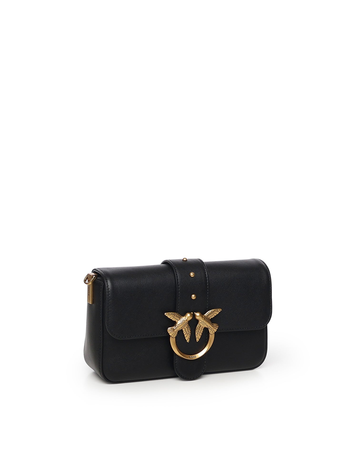 Borsa a spalla piccola Mini Love Bag Slouchy in pelle 105824 A0QOZ99Q PINKO 