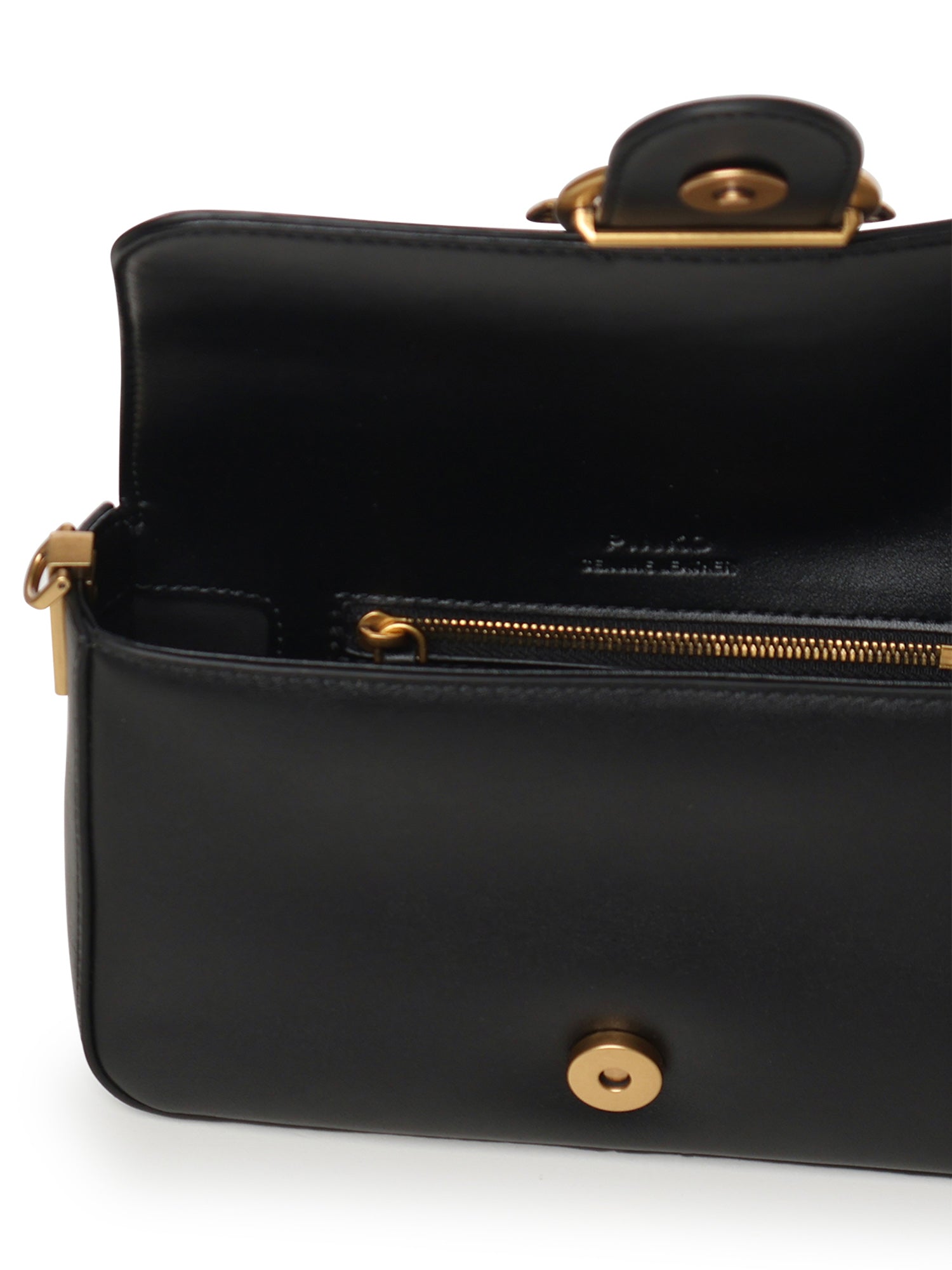 Borsa a spalla piccola Mini Love Bag Slouchy in pelle 105824 A0QOZ99Q PINKO 