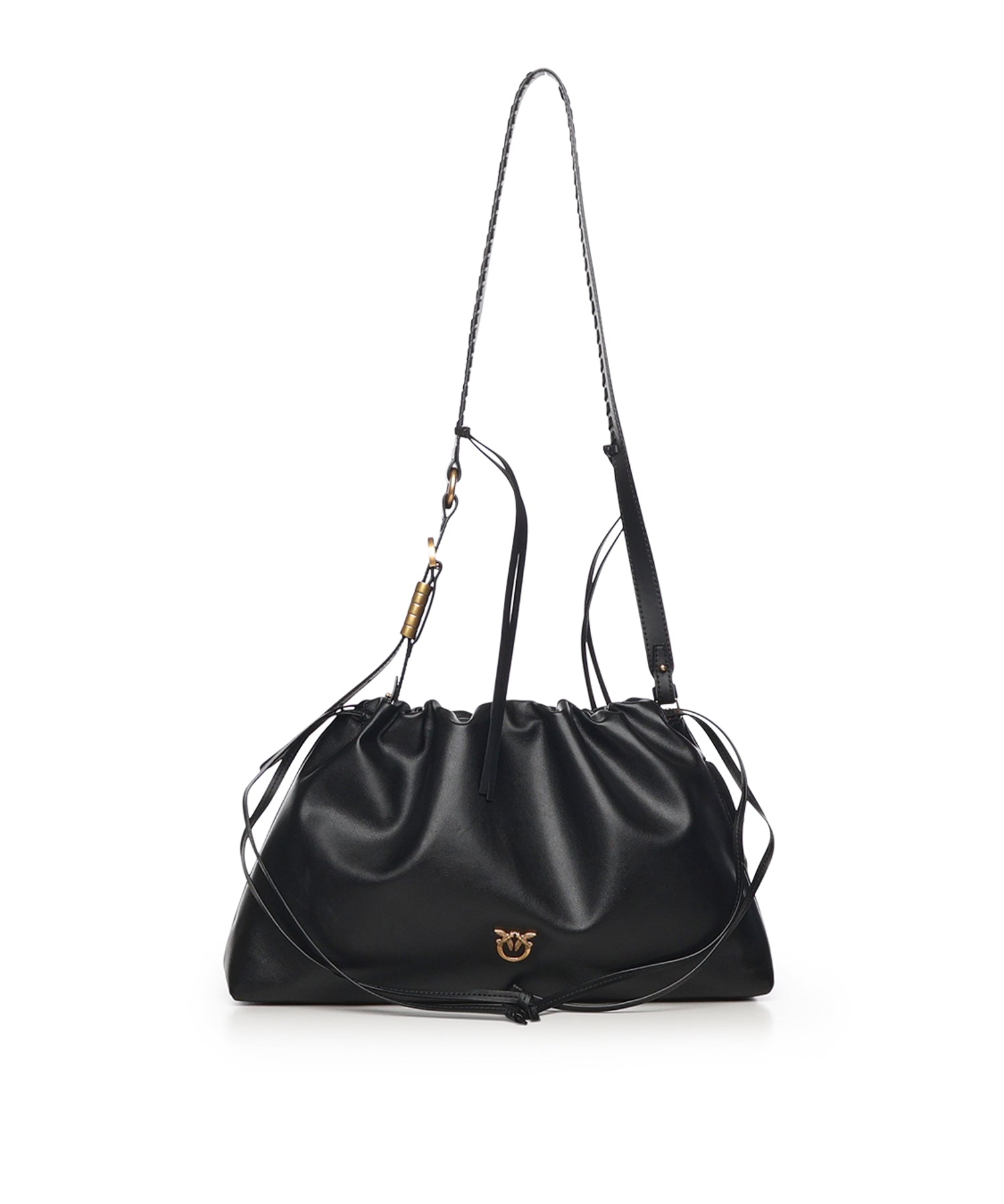 Borsa Clutch a spalla grande in pelle 105825 A0QOZ99Q PINKO 