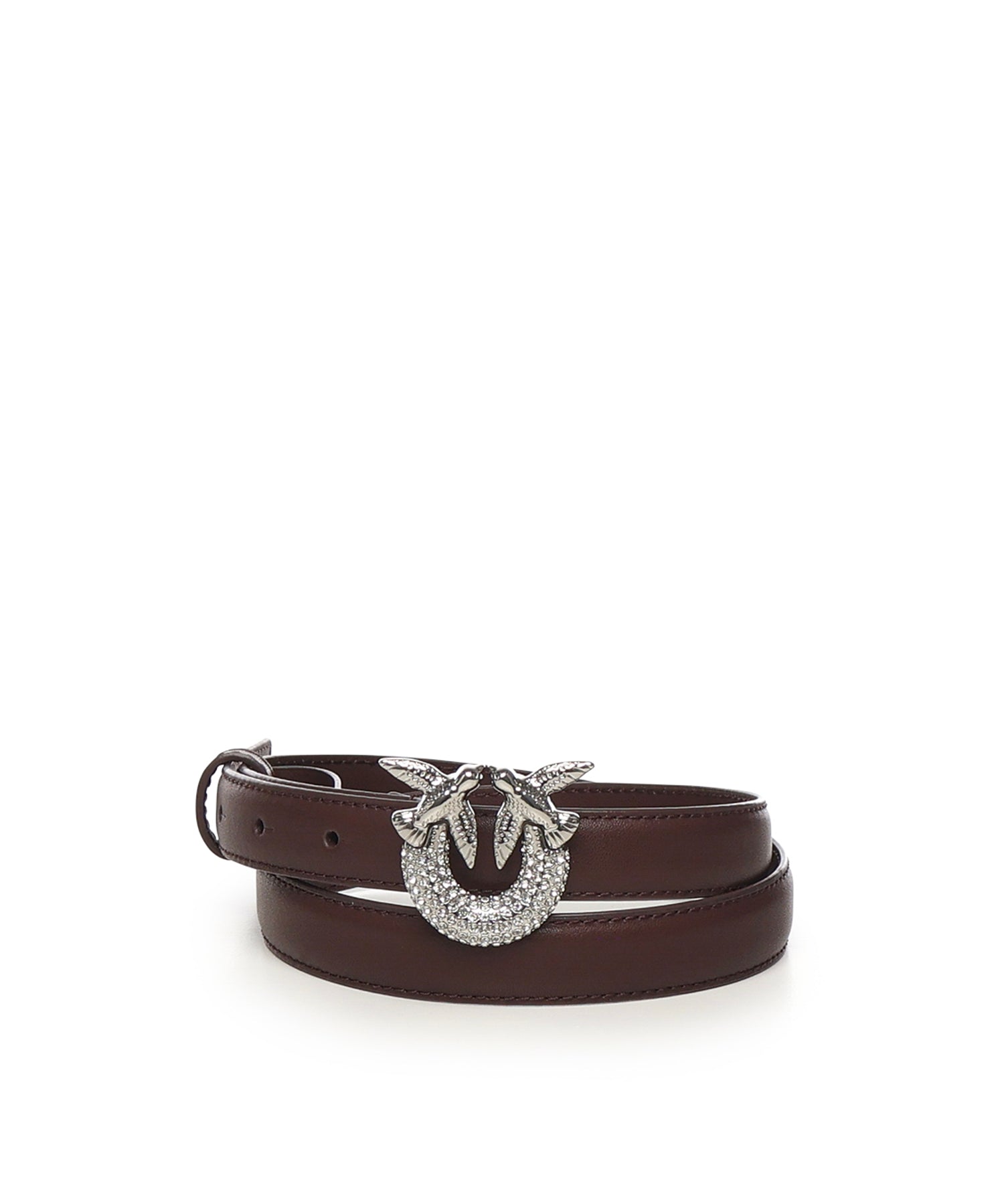 Cintura in pelle con logo 105876 A0F1LA7N PINKO 