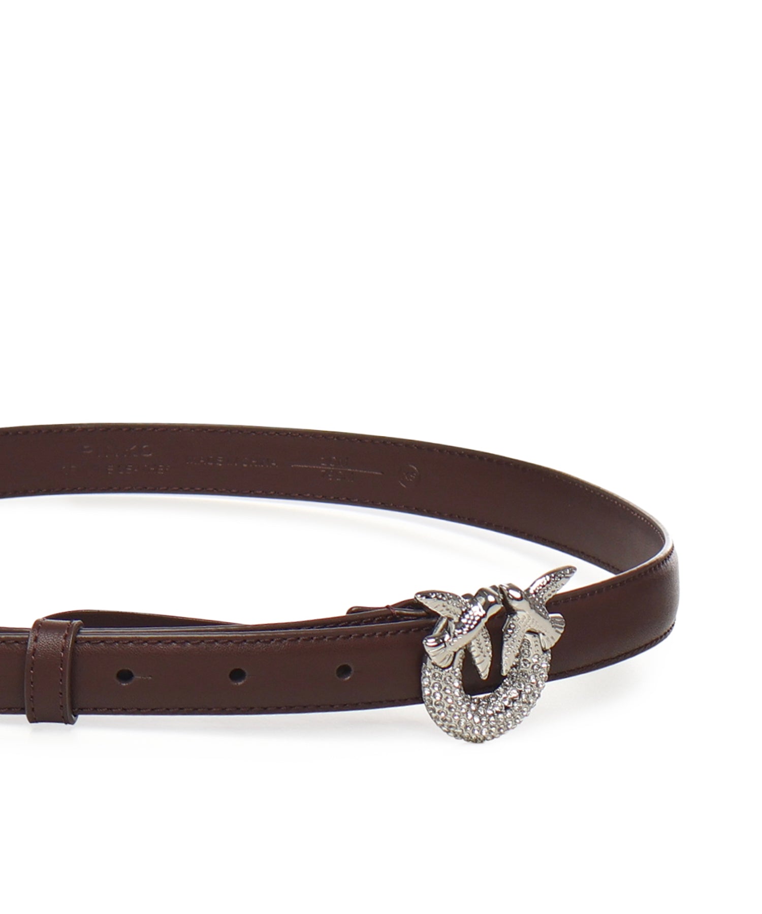 Cintura in pelle con logo 105876 A0F1LA7N PINKO 