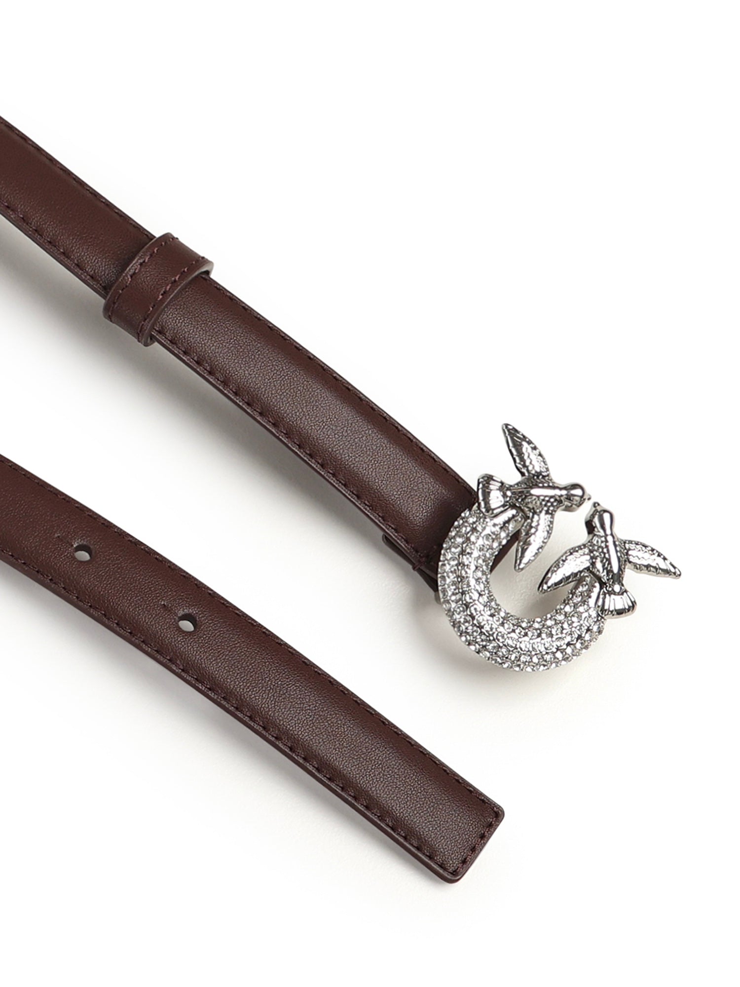 Cintura in pelle con logo 105876 A0F1LA7N PINKO 
