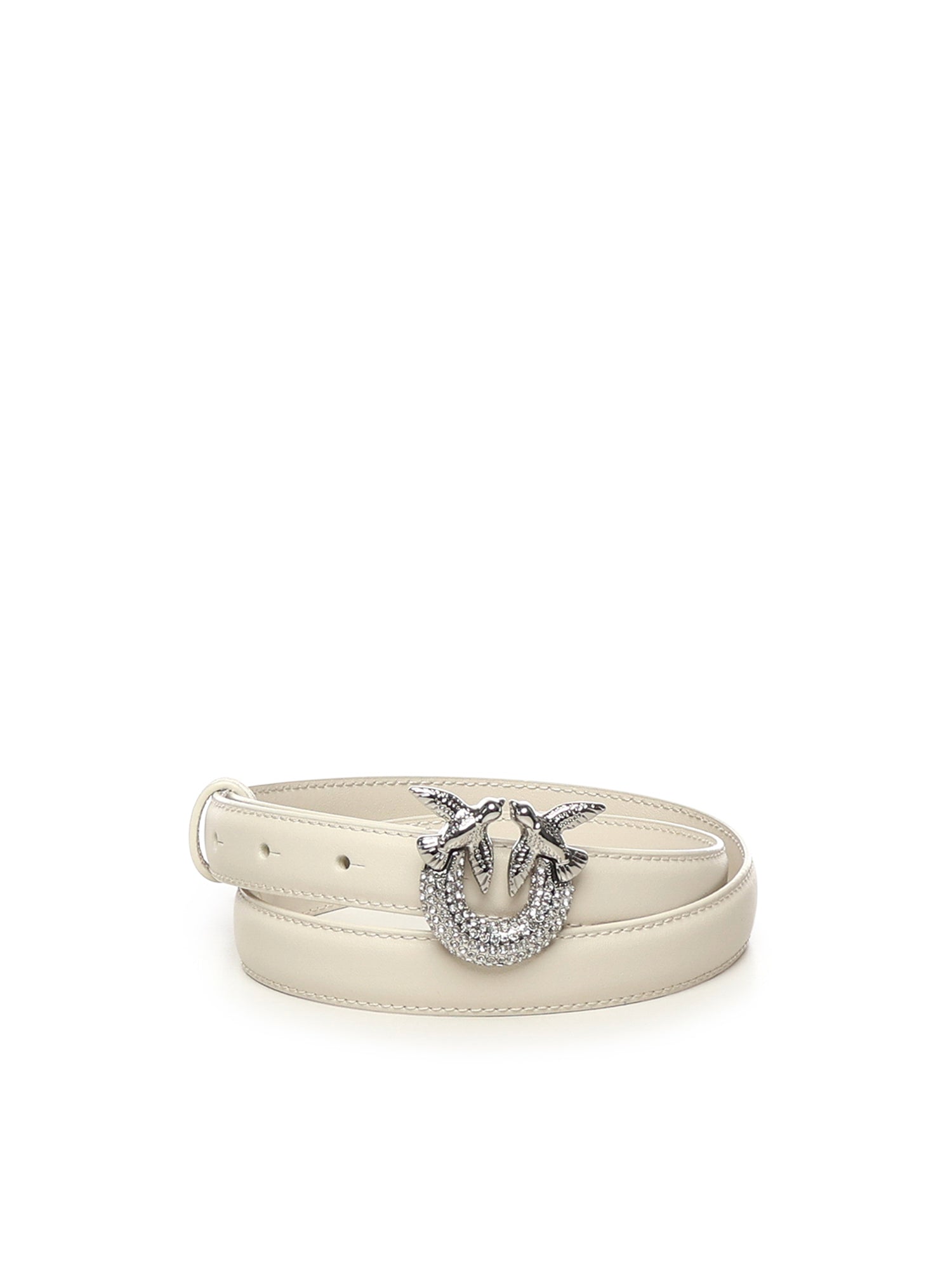 Cintura in pelle con logo 105876 A0F1Z14N PINKO 