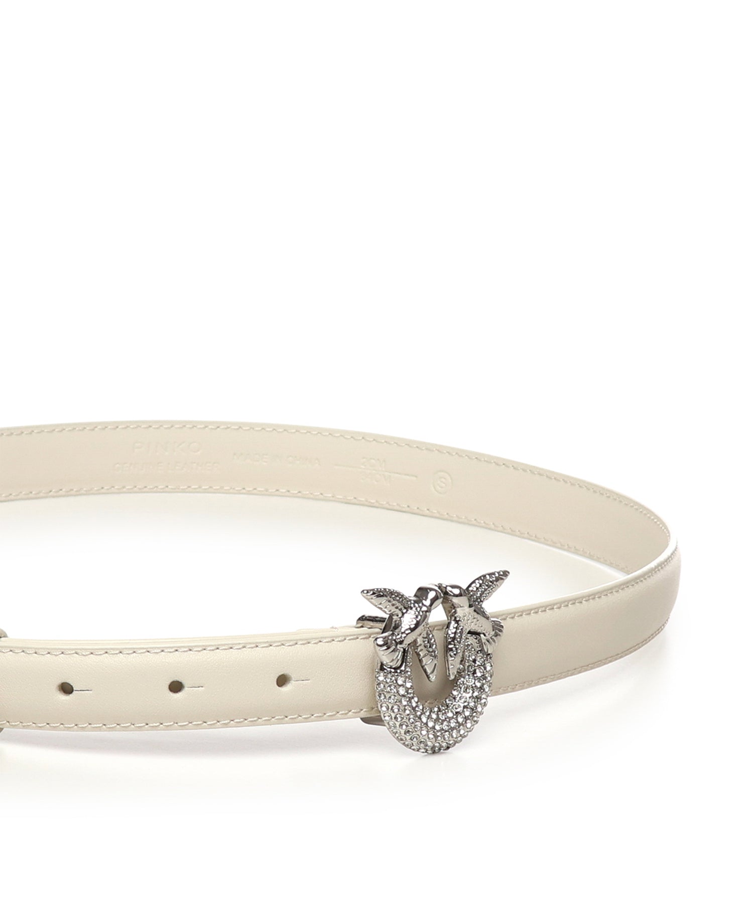Cintura in pelle con logo 105876 A0F1Z14N PINKO 
