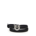 Cintura in pelle con logo 105876 A0F1Z99N PINKO 