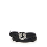 Cintura in pelle con logo 105876 A0F1Z99N PINKO 