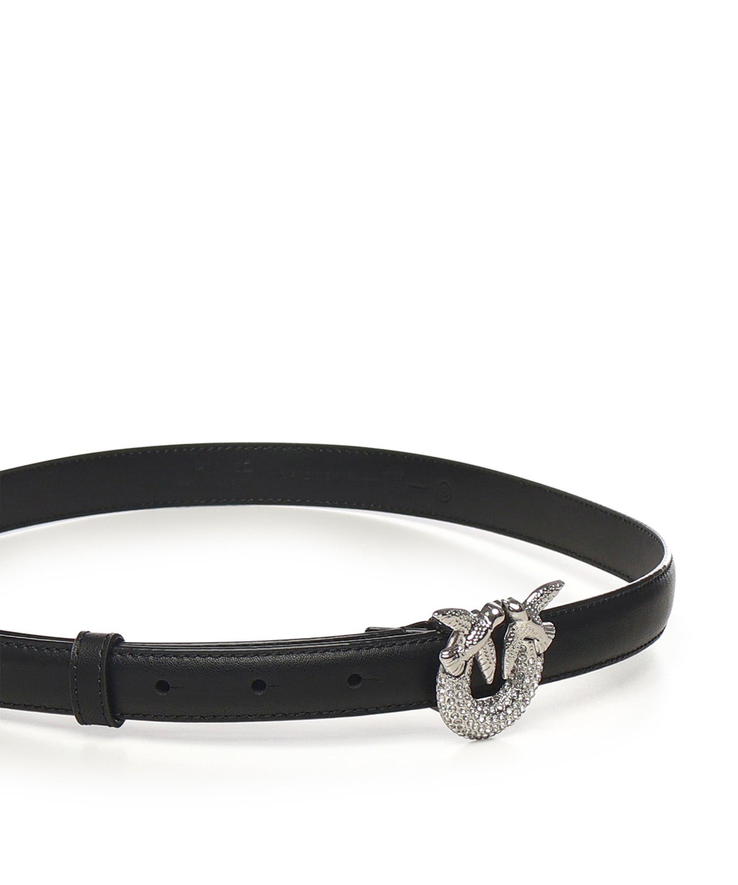 Cintura in pelle con logo 105876 A0F1Z99N PINKO 
