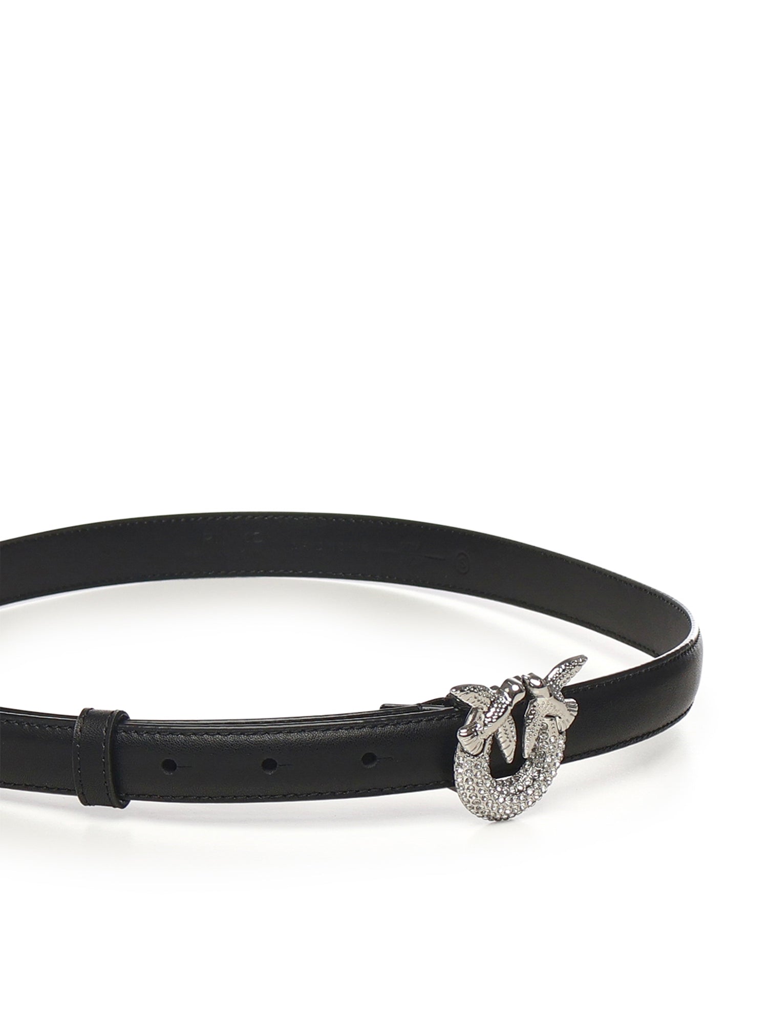 Cintura in pelle con logo 105876 A0F1Z99N PINKO 