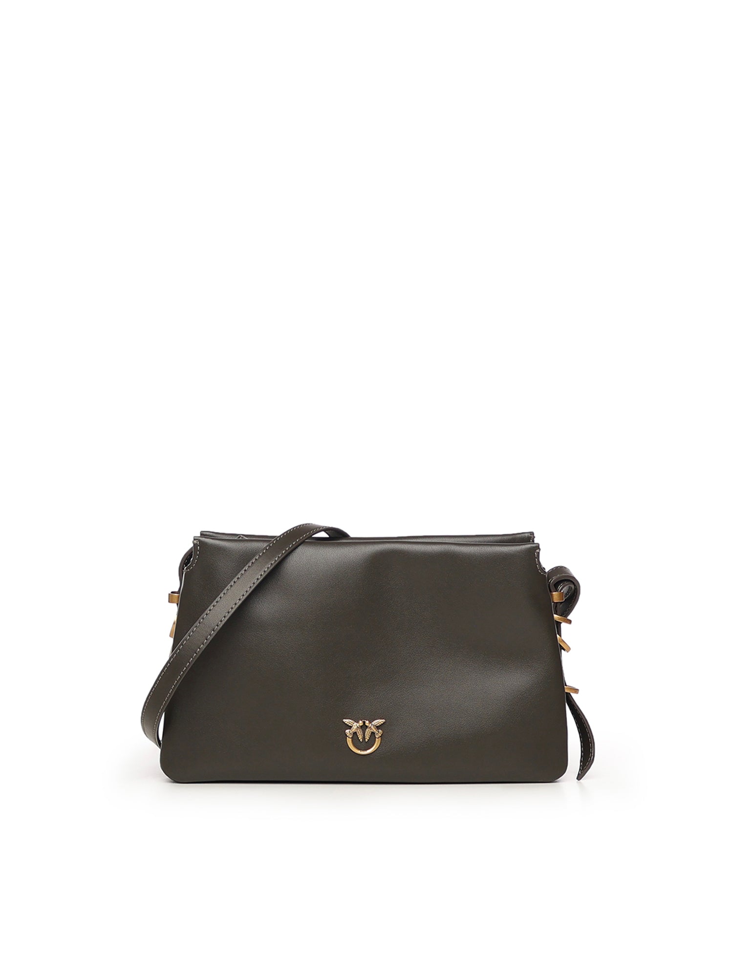Borsa a tracolla Mini One, Two, Three Bag in pelle 105883 A0QOK35Q PINKO 