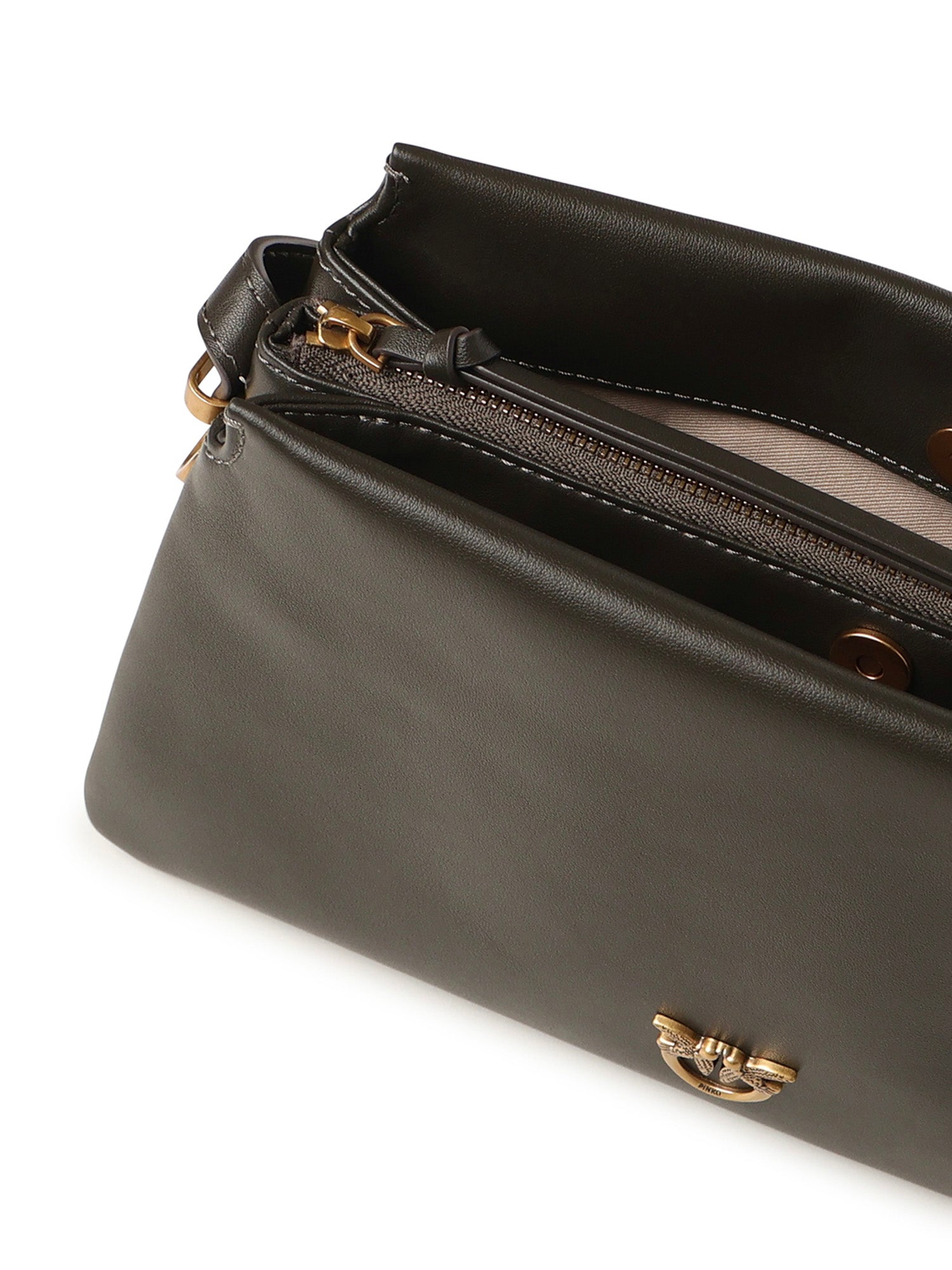 Borsa a tracolla Mini One, Two, Three Bag in pelle 105883 A0QOK35Q PINKO 